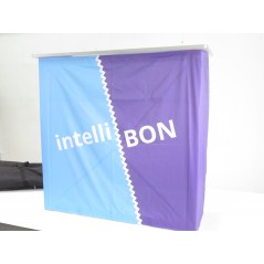 Pop Up Messetheke Bar Tisch in Trolley