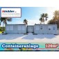 120m² - Containeranlage - Büro - Wohncontainer inkl. Sanitärteil