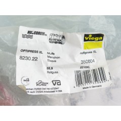 2 Stk Viega Optipress XL Muffe 88,9 Rotguss