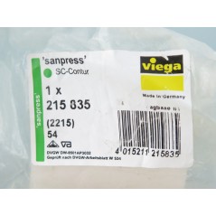 3 Stk Viega Sanpress SC Contur Muffe 54mm