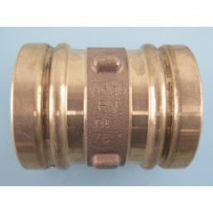 5 Stk Viega Optipress XL Muffe 76,1 Rotguss