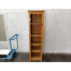 Holzhochschrank, Bücherregal mit Fächern