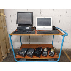 Kassensysteme und Zubehör + 5 Stk. Etikettendrucker
