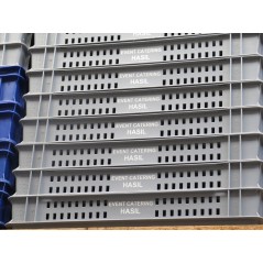 Kunststoff-Normbehälter E2 Farbe grau