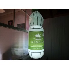 Werbesäule Aufblasbar in Flaschenform