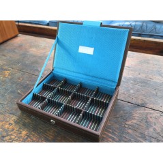 Schmuckschatulle Stackers Mens Brown Mini Lidded Cufflink